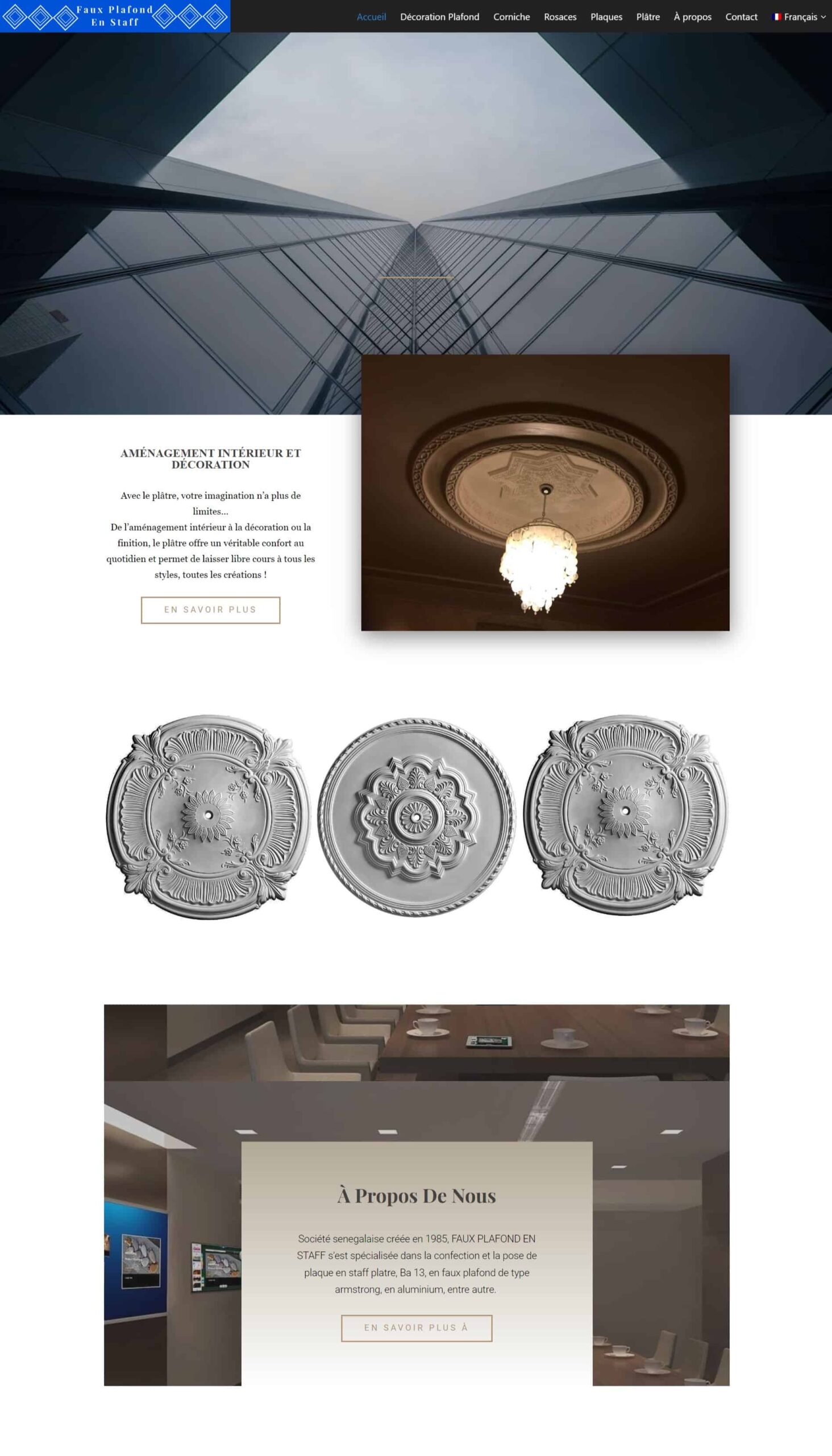 Faux Plafond en Staff_01